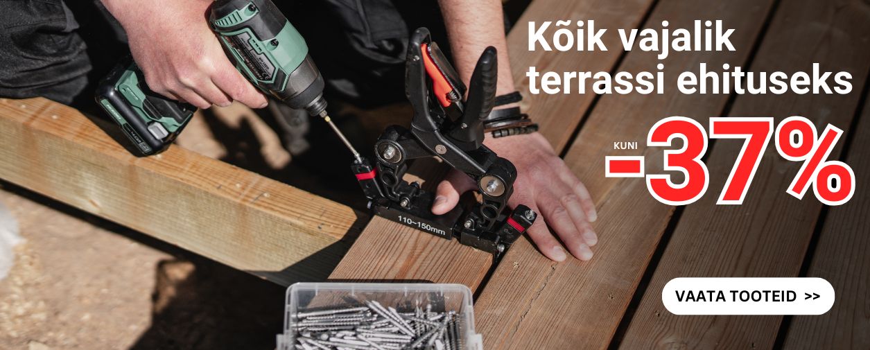 Kõik  vajalik terrassiehituseks
